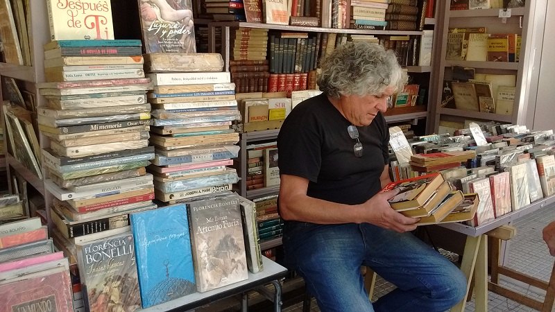 feira de livros usados em Buenos Aires