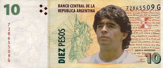 novas notas de peso argentino