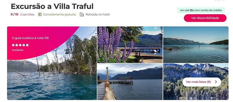 excursão a villa traful paragônia